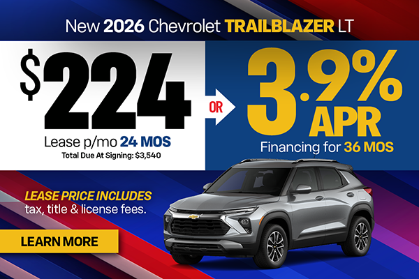 New 2026 Trailblazer