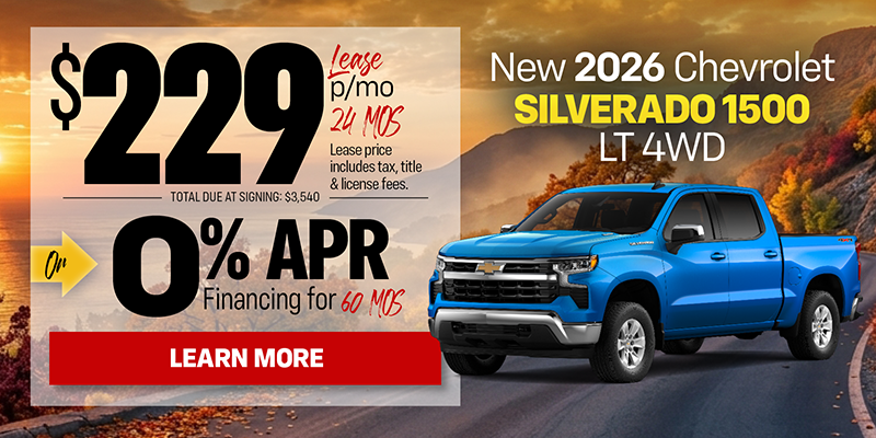 New 2026 Chevrolet Silverado 1500
