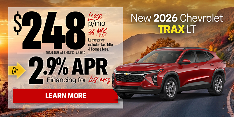 New 2026 Chevrolet Trax