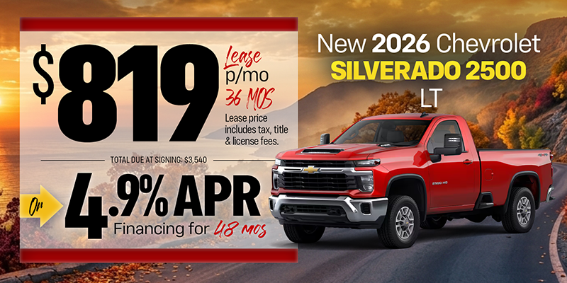 2026 Chevy Silverado 2500