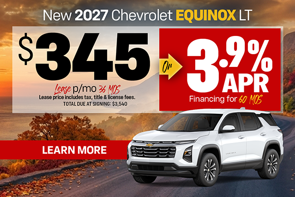 New 2027 Chevrolet Equinox