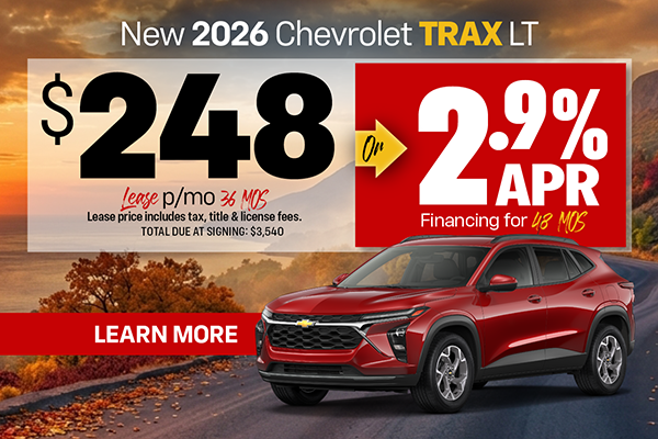 New 2026 Chevy Trax
