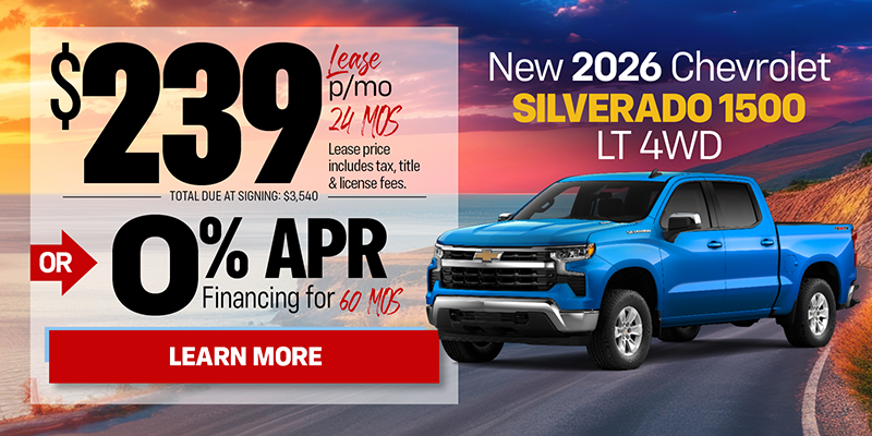 New 2026 Chevrolet Silverado 1500