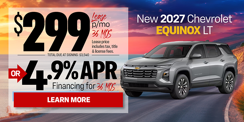 New 2027 Chevrolet Equinox