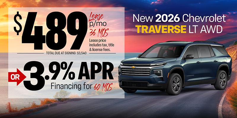 2026 Chevy Traverse