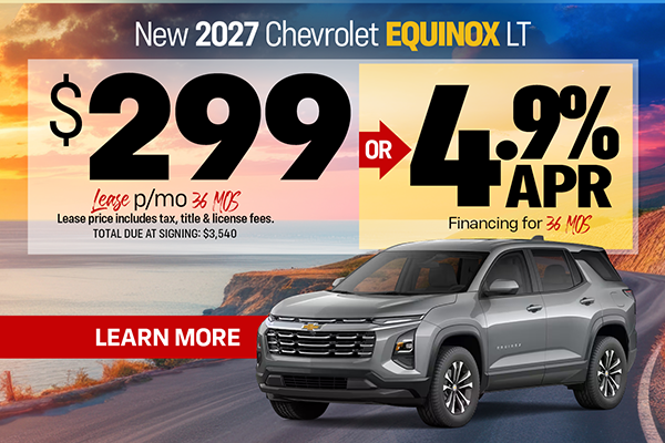 New 2027 Chevrolet Equinox