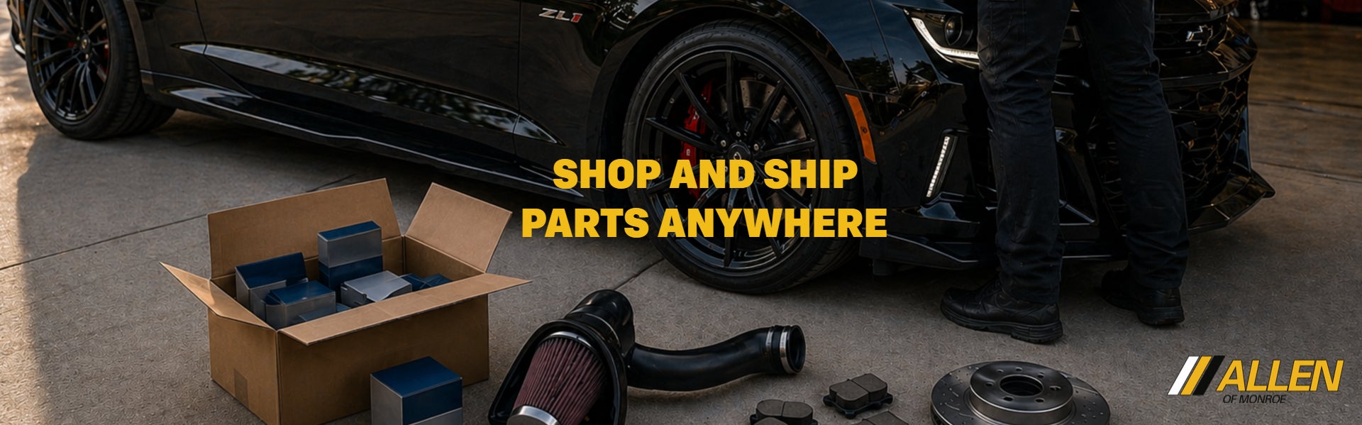 Shop and ship parts any where